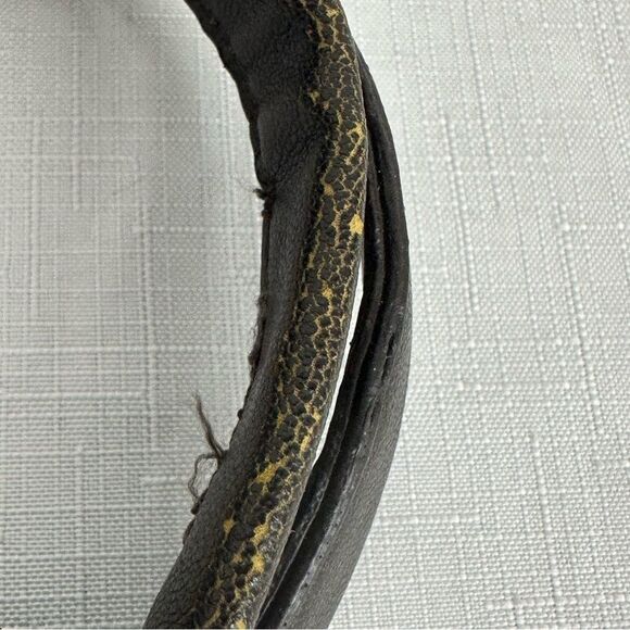 Burton Canvas and Vegan Leather Satchel Shoulder Bag Purse - Picture 13 of 15